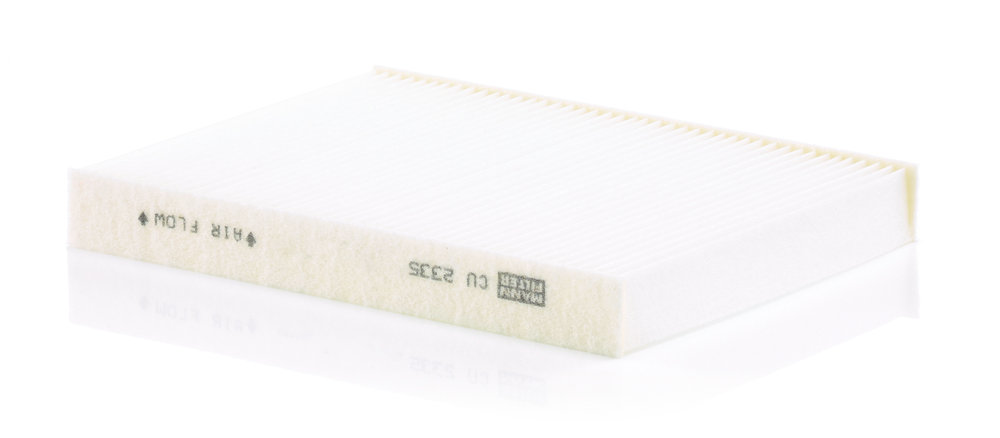 CU 2335, Filter, cabin air, MANN-FILTER, 151.1109080, 46723331, 77362394, 0986BF0538, 10.19.24/20, 1501, 1610591980, 17098, 2123190006, 21652544, 24-30-1105, 27872, 350203061520, 400F, 50013964, 53.043.00, 65011, 698535, 70927872, 8300098, 8671014145, AC115, AC2125, ADL142503, AH201, AH-7171, ALC-5358, B838, C28214, CF9408