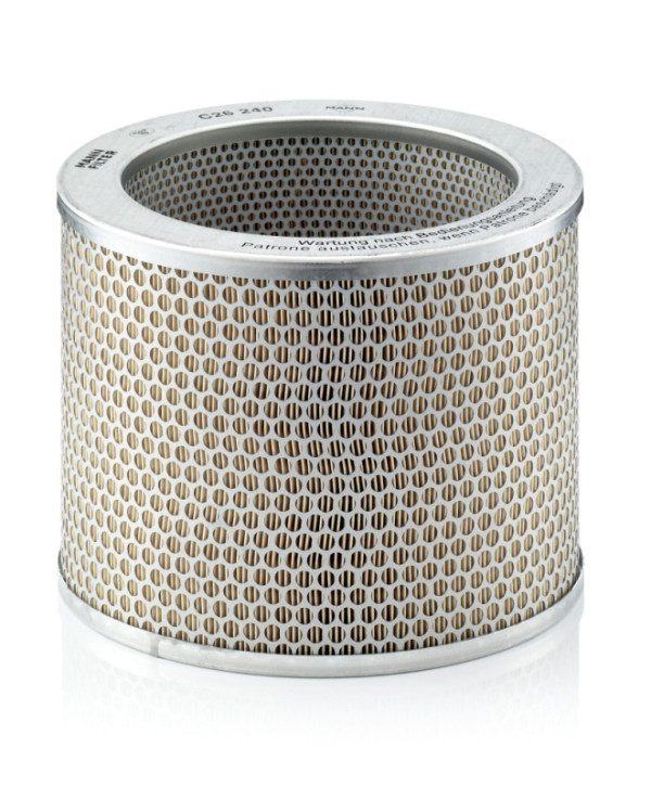 C 26 240, Air Filter, MANN-FILTER, 0144-22-420.21, 6631290, 3359871, 6631299, 1083, 1457433561, 1534928, 27.A30.00, 49.30.581, 85.101.09/20, A37116, ARM2600, E1875L, EXA-1022, L101, MA708, MD-7400, S7A30A, 21083, PEA548