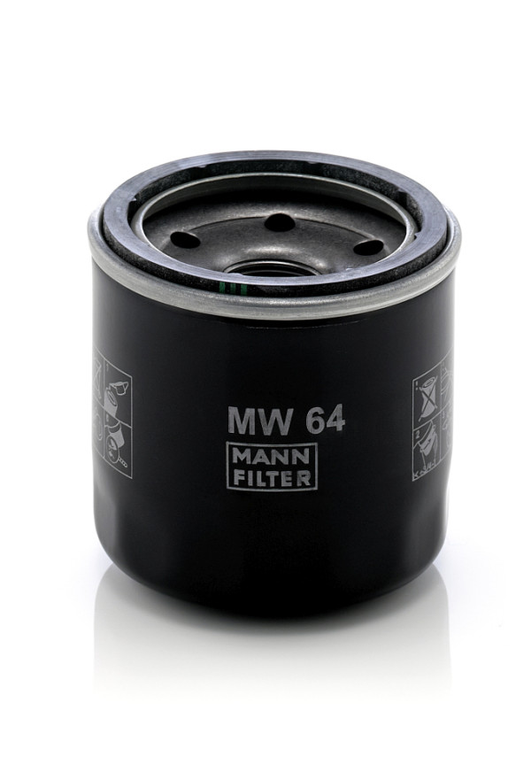 Olejový filtr - MW 64 MANN-FILTER - 10971072, 331/90431, 3FV-13440-00