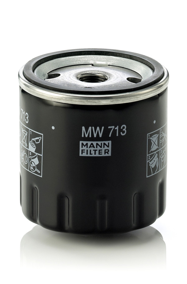 MW 713, Olejový filtr, Filtr olej.MANN, MANN-FILTER, 090549960, 44440034A, 90549960, 225978, 23.105.00, CH2839, H301, HF153, KN-153, ML16829, OC1811, Z105, 23.149.00, HF552, OC5