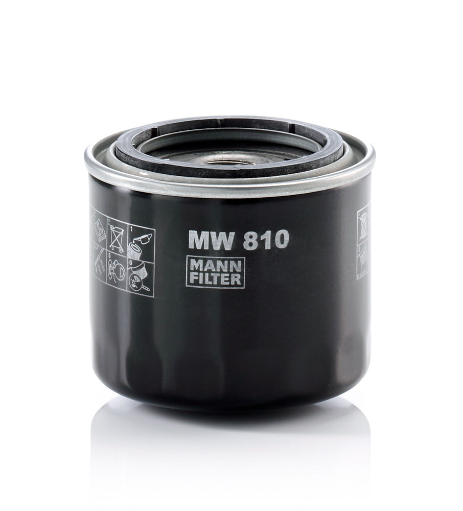 MW 810, Oil Filter, MANN-FILTER, 15410679013, 15410M67003, 15410MB0003, 15410MB3003, 15410MBO003, 15410MG7003, 15410MJ0003, 15410MJ0004, 15410MJO003, 15410MJO004, 15410-MJ0-405, 0986AF1023, 23.184.00, B227, CY-003, F302, HF127, KN-127, OC1026, PH6010, PH7010, SP4032/1, HF202, KN-202, TO1003