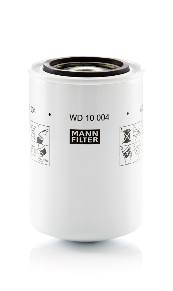 Filtr, pracovní hydraulika - WD 10 004 MANN-FILTER - 14524170, 14532687, 14750657