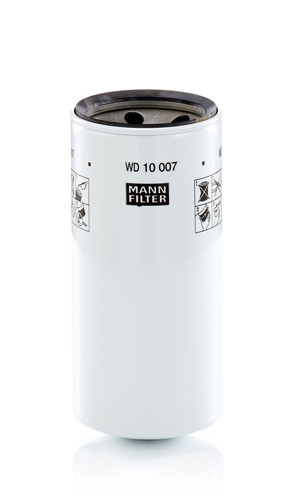 WD 10 007, Filtr, pracovní hydraulika, Filtr, MANN-FILTER, 25012535, 562871-C91, AE44880, E9NN7B155AA, TA00025525A, AT113114, E9NN7B155AB, AT120444, AT63557, AT69852, AT70952, AT73307, 149661, 17035067, 51116, 83982929, 85116, A142G06, BT372-MPG, H19W11, HF6338, P169393, PF2024, SH56153, SO8549H, SP-1217, SP570H, SPH20061, BT428, HF6497