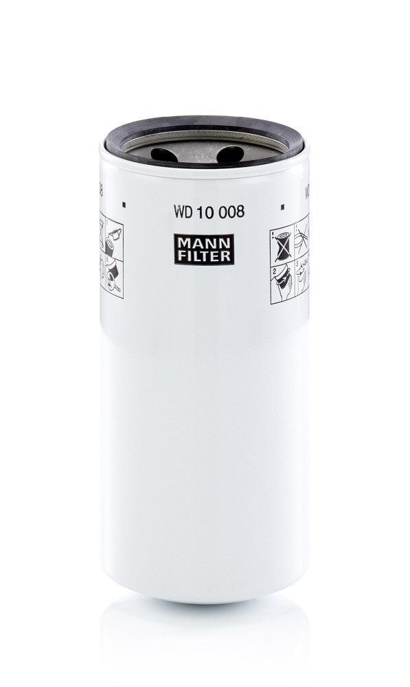 Filter, operating hydraulics - WD 10 008 MANN-FILTER - 1240900C1, 3I-1510, 3T-8642
