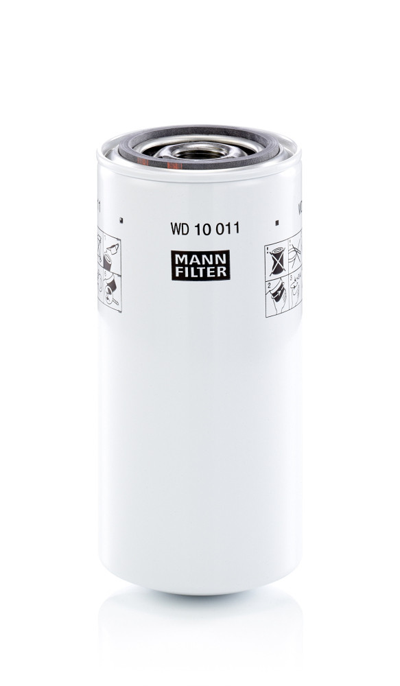 Filter, Arbeitshydraulik - WD 10 011 MANN-FILTER - 3322234M1, 3I-1667, AT182209