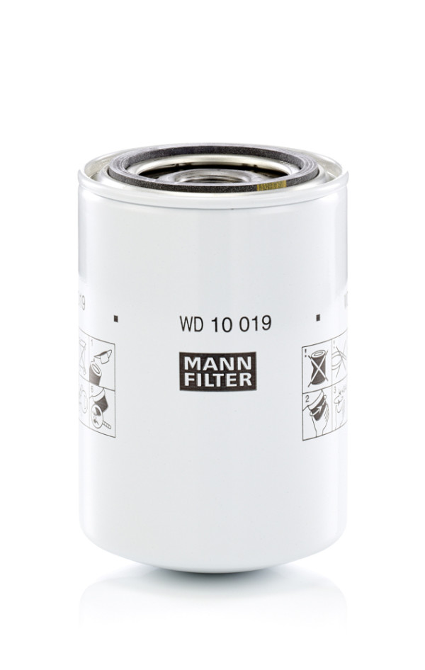 Filter, Arbeitshydraulik - WD 10 019 MANN-FILTER - 10036, 51631, 85631