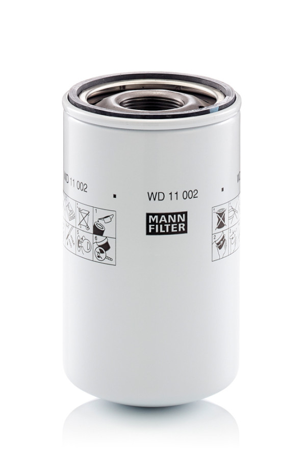 Filtr, pracovní hydraulika - WD 11 002 MANN-FILTER - 2.4419.280.0, 2.4419.280.0/10, 72257931