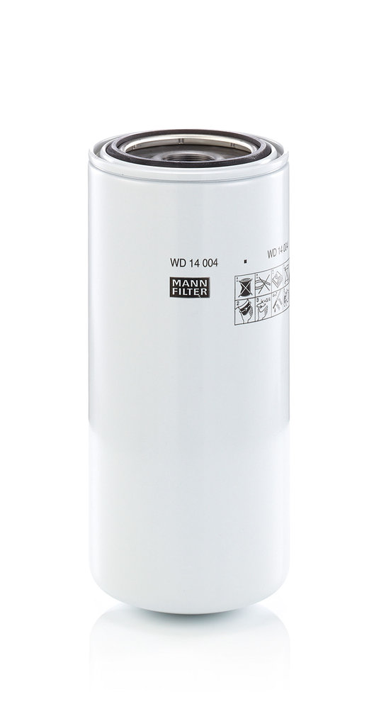 WD 14 004, Filter, operating hydraulics, MANN-FILTER, 0006686540, 1819452C1, 1833121-C1, 2191-P55-0367, 26540238, 5241840501, 8.311.503.167.0, 85114077, F041711, 06686540, 26540244, F041711J, X54718300056, 51799, 57419681, 80994022, 86.011.00, B7030, FT5931, H300W05, LF3883, LFP2285, P550367, SO3640, SO8479, SP-1390, SP4544, WGL3640, WOS45343, ZP3138