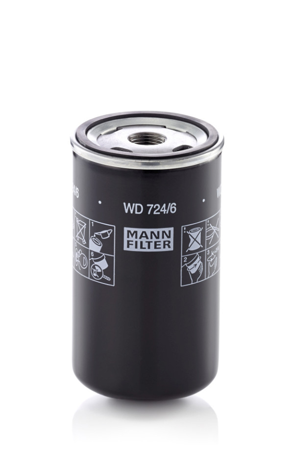Hydraulický filtr, automatická převodovka - WD 724/6 MANN-FILTER - 0005531303, 0009830613, 45144600