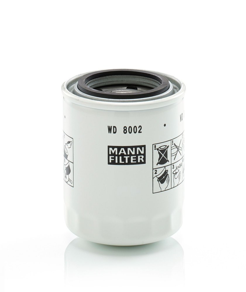 WD 8002, Oil Filter, MANN-FILTER, HHK70-14070, HHK70-14073, K7561-14070, K75611407, W21TS-HK700, H698W, HC-88210, LF17543, SH60416, SPH94073, WL10013