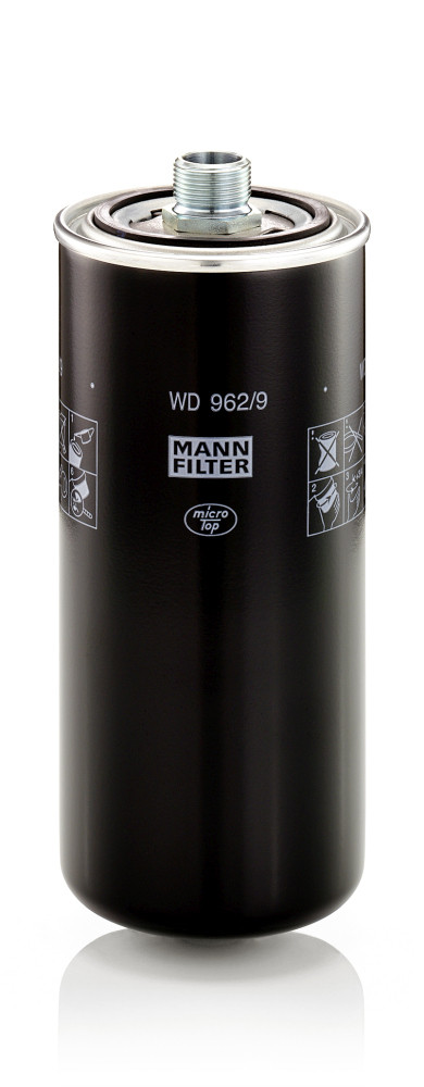 Oil Filter - WD 962/9 MANN-FILTER - 04/801601, 299380A1, 7380-578