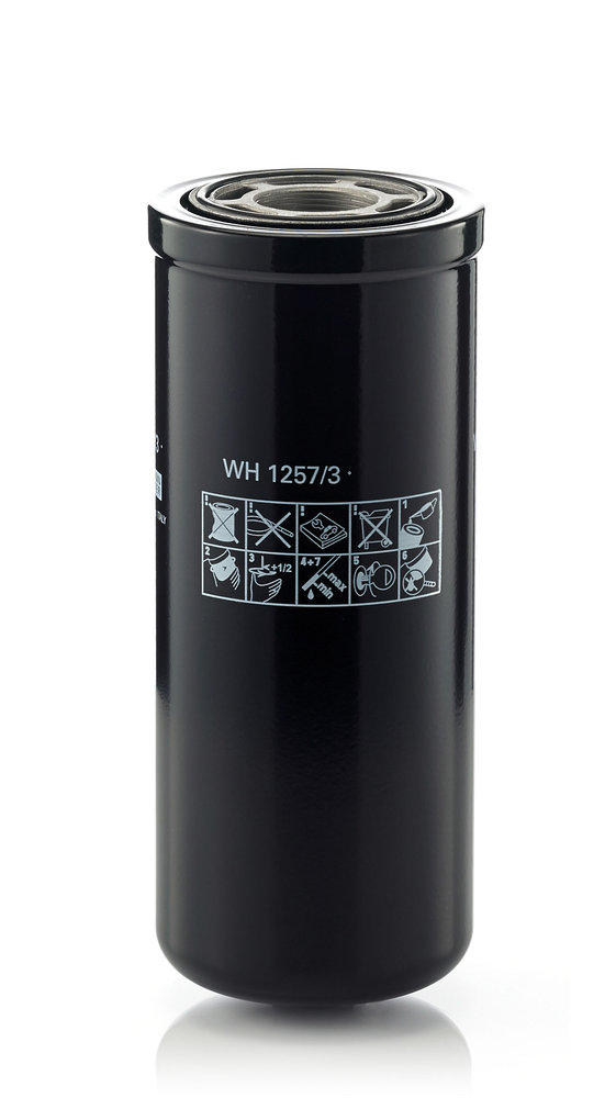 Filter, operating hydraulics - WH 1257/3 MANN-FILTER - 225-4118, 57418 ...