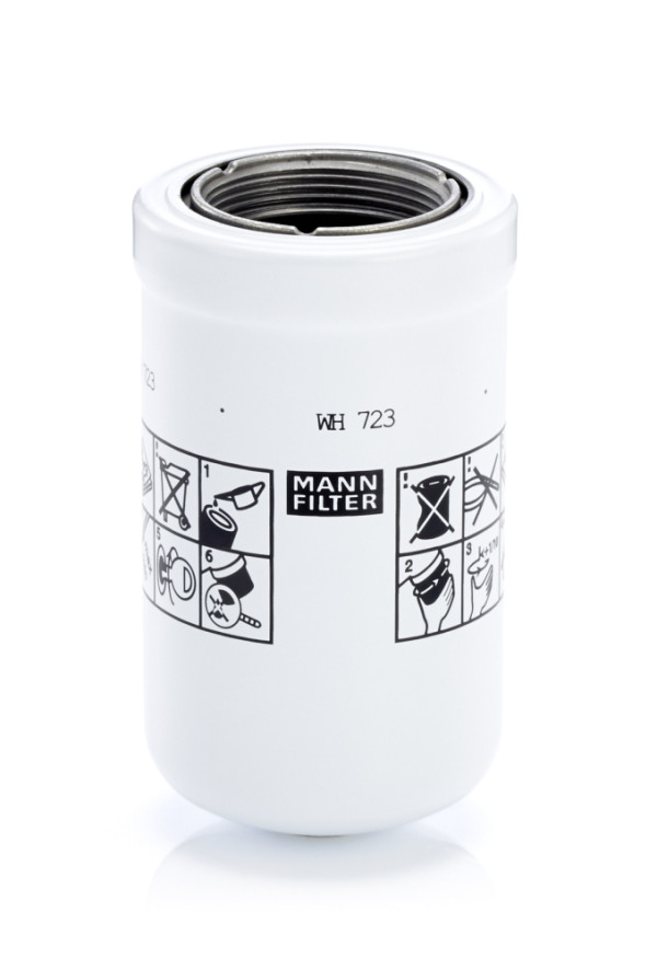 Filter, operating hydraulics - WH 723 MANN-FILTER - 126-1813, 3I-1765, 3I1767