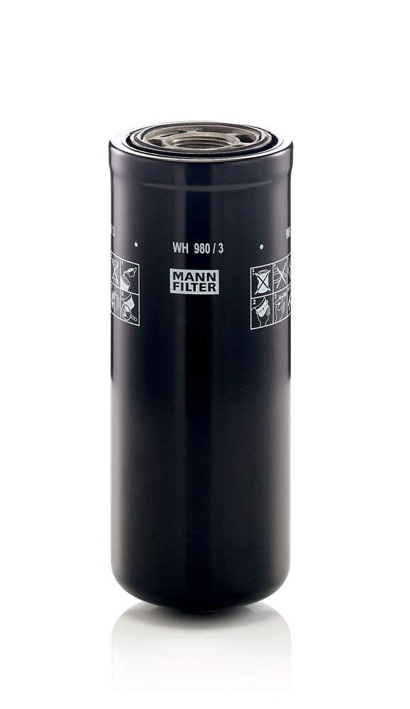 WH 980/3, Ölfilter, MANN-FILTER, 0005127431, 04427013, 10289059, 11004919, 11036607, 12700410, 1-32-575-302, 132575302, 133-5343, 30-3506819, 32/909200, 36772, 3J028-08960, 3M004138, 5073397, 73131887, 81863799, 8700068, AH128448, K1022788, 03602630, 11036607-7, 166-4647, 1931182, 303506819, 3726771M1, 3J028-08961, 4427013, 47131179, 58/118020