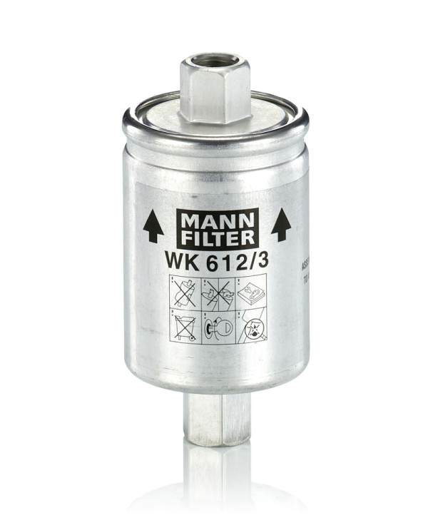 Kraftstofffilter - WK 612/3 MANN-FILTER - 23300-79045, 25121150, 4801358