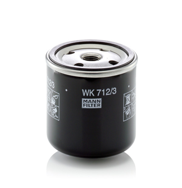 Palivový filtr - WK 712/3 MANN-FILTER - 01180596, 5411656567, 7022238