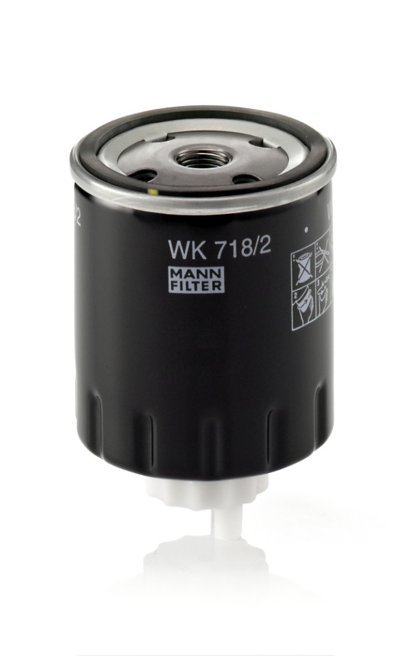 Palivový filtr - WK 718/2 MANN-FILTER - 09111096, 3087143-6, 4403096