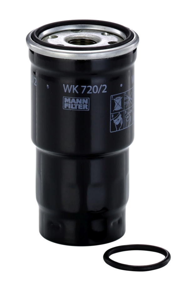 Kraftstofffilter - WK 720/2 X MANN-FILTER - 23390-33010, 600-311-2110, C6003112110