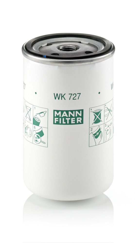 Fuel filter - WK 727 MANN-FILTER - 02/910155, 0504113074, 079-FS
