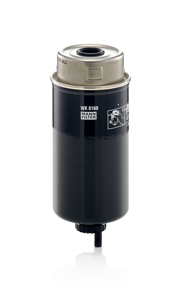 WK 8160, Kraftstofffilter, MANN-FILTER, 05200111, 162000080877, 836862602, 84269166, V836862602, 16200080877, 20366577, V20366577, 1534843, 162000080886, 185559, ELG5617, H609WK, M648, WF10095, ZP3802F, 47335595, 1454501, 203666577, 2230702, 26560139, 26560141, 4224701M1, 44255A1, 47111566, 47335181, 6005028152, 87802921, 87840590, RE53727