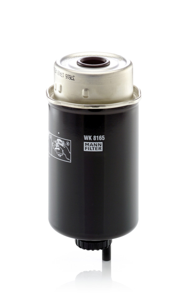 WK 8165, Kraftstofffilter, MANN-FILTER, 05198956, 162000080915, 4280914M1, 836867591, 84269163, LA323208250, V836867591, V836873648, V837067591, 1535444, 33761, BF9839-D, FS19973, H510WK, M649, SN70263, ZP3811F, 47335709, 836873648, 837067591, WK8165