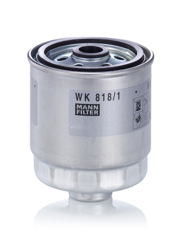 Kraftstofffilter - WK 818/1 MANN-FILTER - 31922-17400, 1457434443, 183861