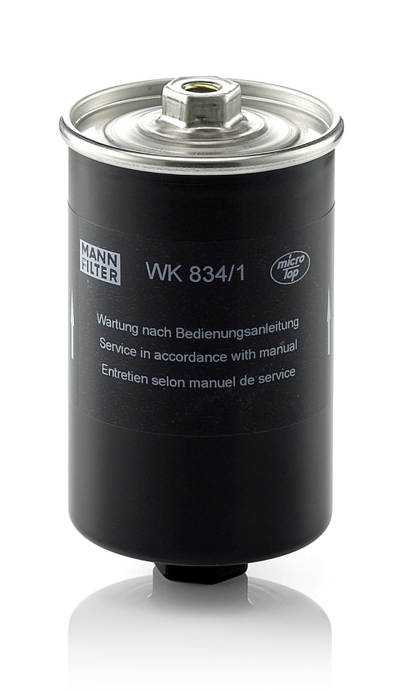 WK 834/1, Palivový filtr, Filtr paliv.MANN, MANN-FILTER, 443133511, 447133511, 4A0133511, 811133511B, 857133511, 893133511, 0450905091, 1001330006, 10-0333, 171-FP, 31.507.00, 4022, 587207, 61045, 62803, 6700, 67880, 71760711, 7790022, AG-6003, AK11-BS, ALG-2026-8, B92, BE508, CFF100217, DP1110130129, E145059, E502, E507, E61