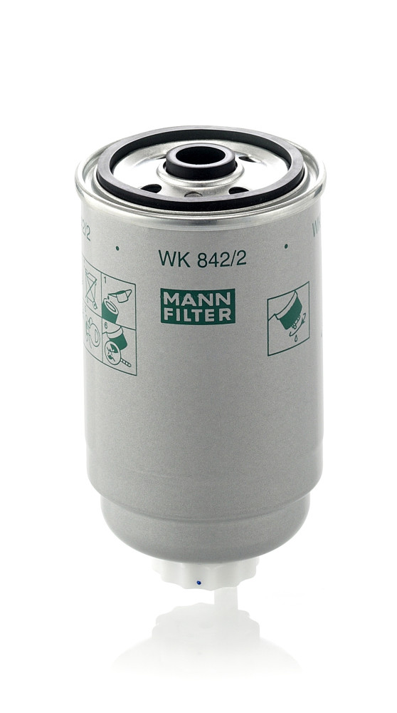 Palivový filtr - WK 842/2 MANN-FILTER - 0003257190, 0004465121, 0.009.4687.0
