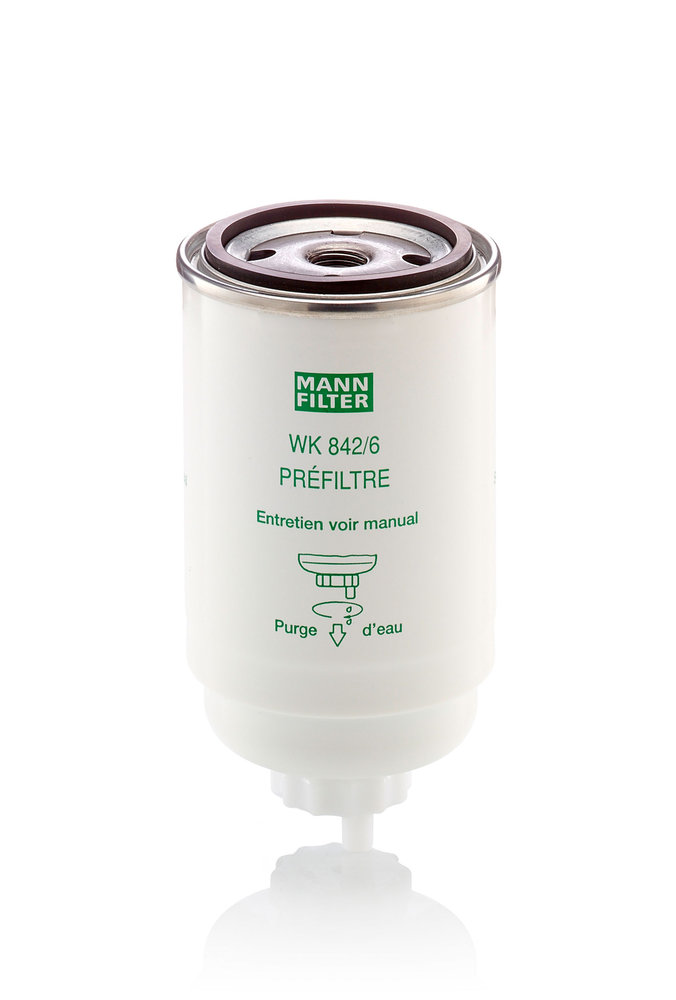 WK 842/6, Kraftstofffilter, MANN-FILTER, 0006495001, 1174398, 1319159, 2992609M2, 571039808, AP-00115558/A0, 0006495002, 1174483, D26730120, 06495000, 06495001, 1457434022, 1534772, 182350, 5.45080, 73662, BG-1563, EXF-350, FF5117, FN1110, FT5365, H60WK04, KC19, LFF8103, M709, P5906, PER249F, PP998/1, PWS61, SK3745