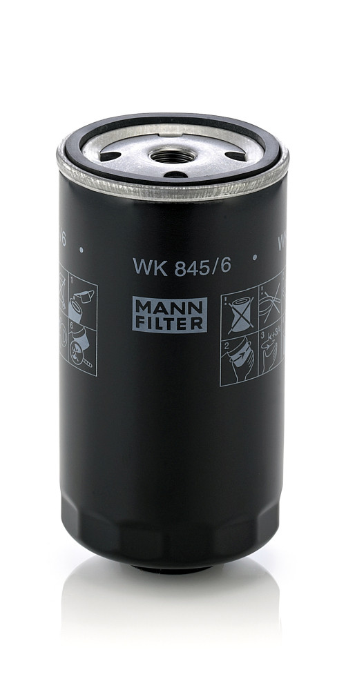 Kraftstofffilter - WK 845/6 MANN-FILTER - 13322245006, 13322246135, 13322246974