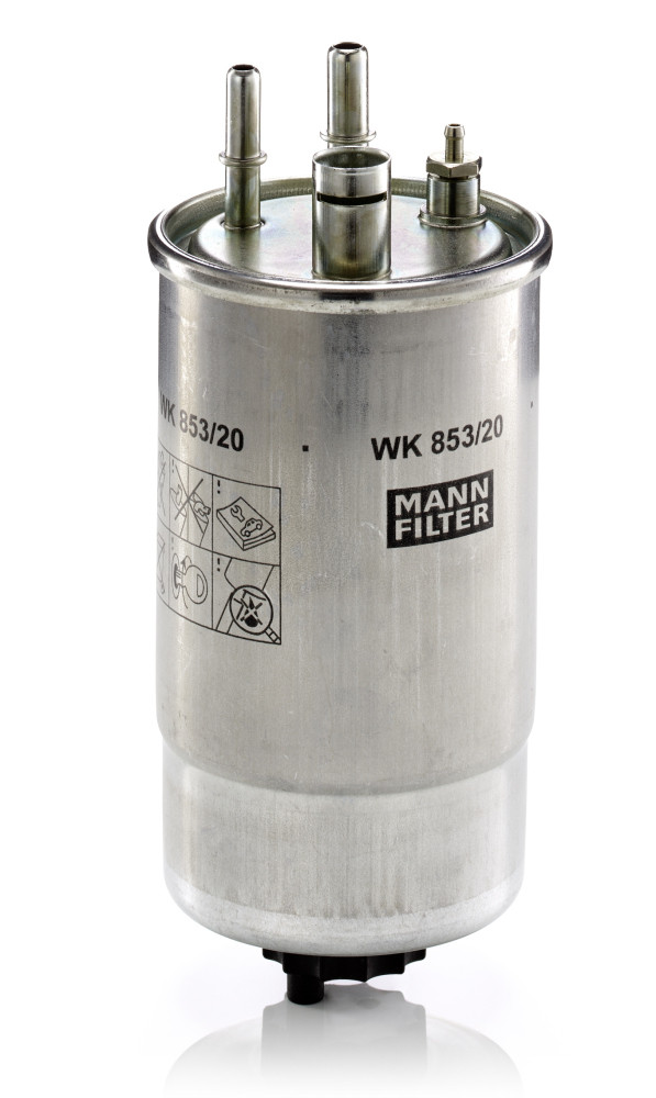 Fuel Filter - WK 853/20 MANN-FILTER - 1542785, 77363804, 1578143