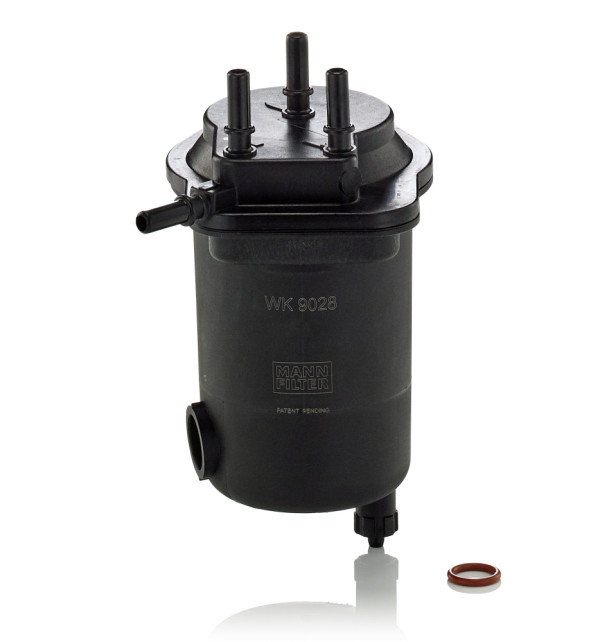 WK 9028 Z, Fuel Filter, MANN-FILTER, 16400-AY60A, 7701062190, 16401-00QAB, 8200400416, 0450907008, 20.37.76/130, 24.098.00, 4592-FP, 5331, 587504, 8671019211, ADN12338, ALG-4036, CFF100634, E148081, ELG5353, F124A, FA113, FCS748, FI11187z, FN913, FP5879, FSM4285, H447WK, HDF938, KL633, LVFF808, MGC1694, NF-2474, PS10398
