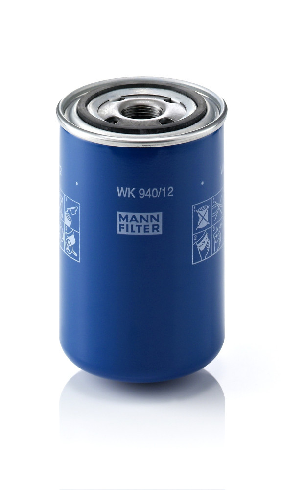 Kraftstofffilter - WK 940/12 MANN-FILTER - 1341638, 1372444, 1373082