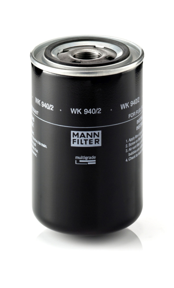 Kraftstofffilter - WK 940/2 MANN-FILTER - 1411894, 1763776, 0986BF0244