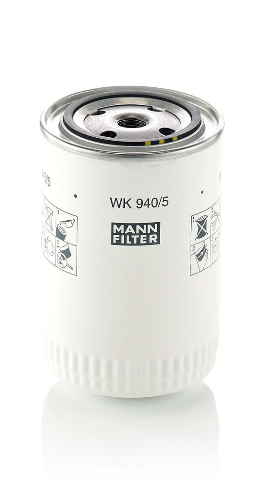 WK 940/5, Kraftstofffilter, MANN-FILTER, 0000928301, 01174422, 05500374, 1164620, 40001351, 5601514, 611-2258, 6124136, 8-1219-180-293.00, D46487200, F002200060030, 01183359, 1902133, 6.0541.18.8004, 96222500, A0000928301, 1174422, 002174340, 05713909, 14340090002, 1457429675, 1534578, 24.314.00, 30784675, 33358, 417-FS, 43.21.32, 43.27.04/130, 4616, 491
