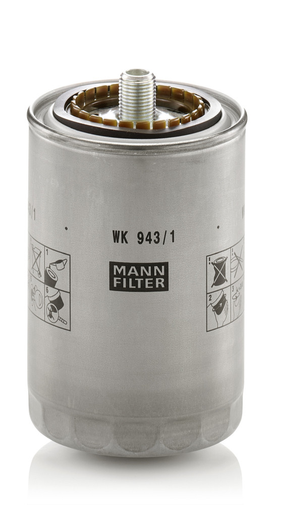 Kraftstofffilter - WK 943/1 MANN-FILTER - 0010920201, 0010920301, 1181691