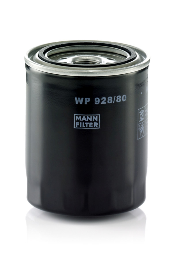 Olejový filtr - WP 928/80 MANN-FILTER - 04152-03006, 119770-90620, 1213438