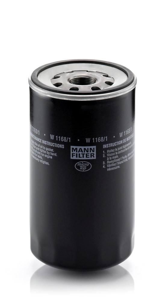 Oil Filter - W 1168/1 MANN-FILTER - 649092, 1534650, 2037
