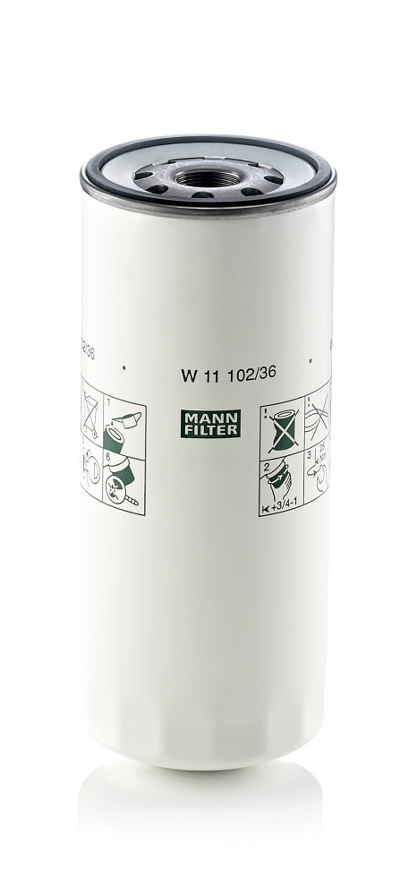 Olejový filtr - W 11 102/36 MANN-FILTER - 0003600140, 0451403077, 055-OS