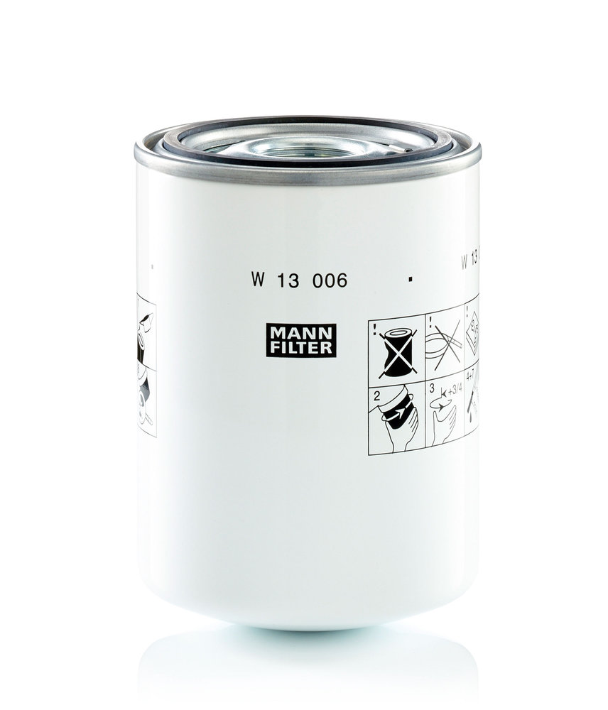 W 13 006, Filter, operating hydraulics, MANN-FILTER, 32/901401, 32/901401A, HF789, LFH8536, P171636, P7559, SH63769, SPH18090, WGUC2418