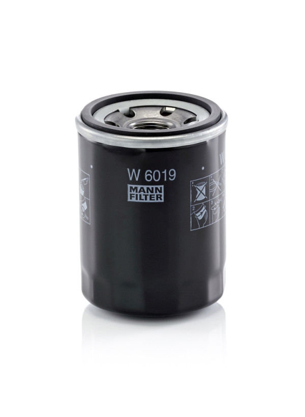 Olejový filtr - W 6019 MANN-FILTER - 15208-AA130, 90915-YZZS2, 15208-AA15A