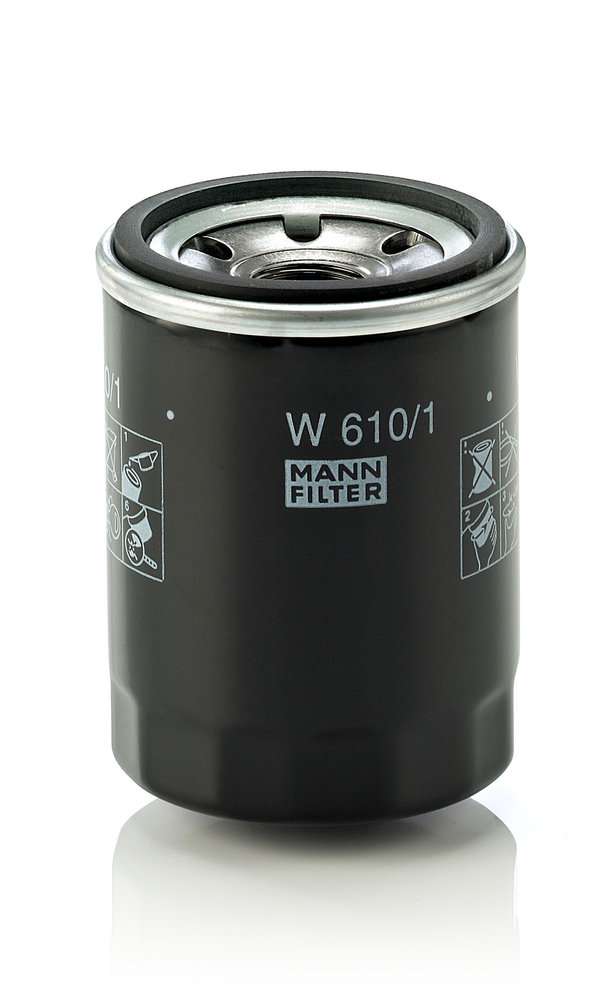 W 610/1, Olejový filtr, Filtr olej.MANN, MANN-FILTER, 02/630225, 1012010-B01, 140516190, 15601-87110, 16510-60B10, 20M01R2251, 311159A1, 71742115, 8614737, BR14-051-703-00, J9091510002, 02/630225A, 140516250, 16510-60B10-000, 600-211-6130, 71746761, 861474-5, BR14-051-70300A, 140516990, 16510-60M11, 71747593, Z149091503004, 16510-60M11-000, 71768154, 16510-61A00, 16510-61A00-000, 16510-61A01, 16510-61A01-000, 16510-61A02, 16510-61A02-000
