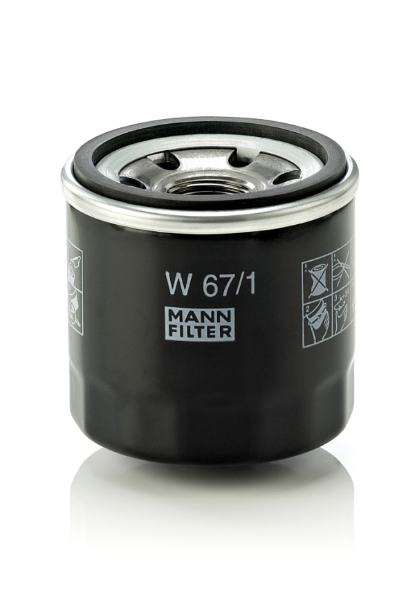 Olejový filtr - W 67/1 MANN-FILTER - 0222-14300, 0B63114302, 1041426