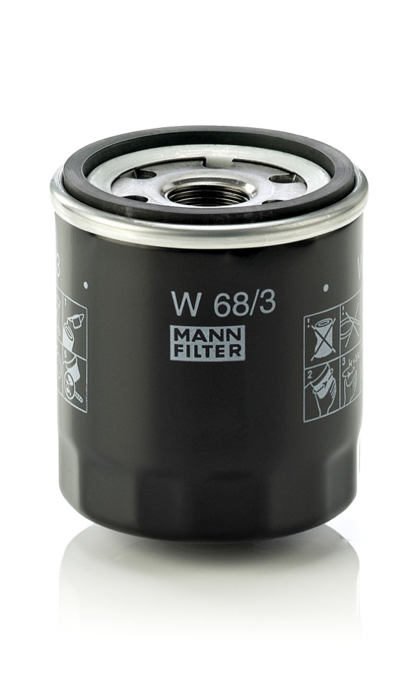 W 68/3, Olejový filtr, Filtr olej.MANN, MANN-FILTER, 08922-02003, 1109AZ, 11249911210, 1136000118, 11501-01610, 16097-1069, 16510-58M00-000, 2I8660, 5010292, 6213-240-002-00, 721014983, 72201898, 77201898, 93156670, AM101054, 08922-02005, 1109Y3, 1109Y4, 12499-32430, 15601-13010, 3I1191, 45065-2071, 5012645, 6213-240-002-20, 94840078, AM105172, T9091-5TA00, 15600-13011, 15601-13011, 1611540380