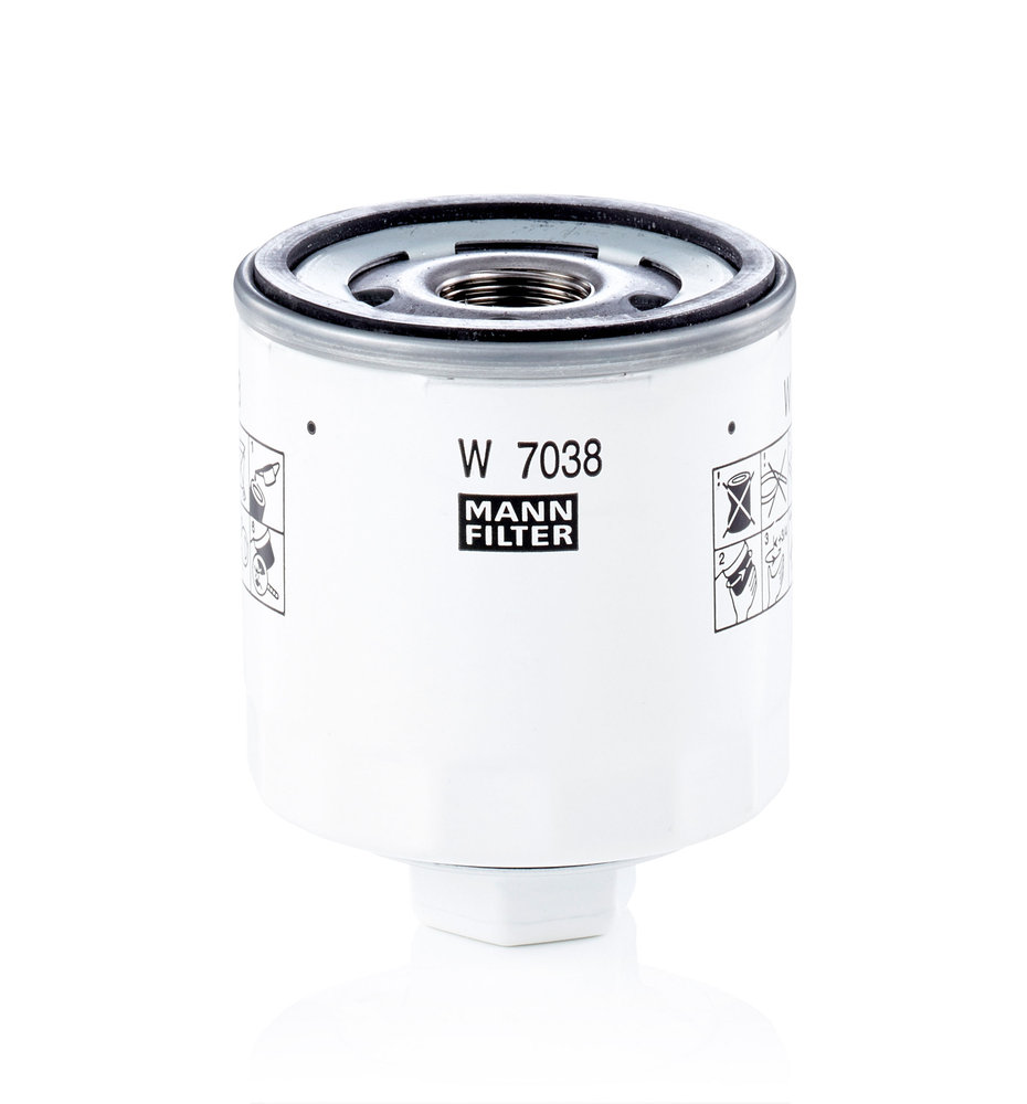 W 7038, Oil Filter, MANN-FILTER, 2027438, 153071762593, 15594, 172255, 23.664.00, ADBP210051, DO5523, DP1110110268, ELH4497, EOF342, F026407318, FO645, FOF-10304, FT6152, GK3Q-6714-AA, H403W, LF16444, LS1123, LVFL844, OC1539, OP543/3, PH12381, QFL0344, R1039, S3664R, SP-1461, WL7547, Z704, 71762593