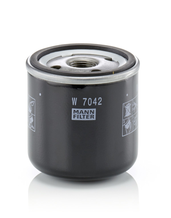 Olejový filtr - W 7042 MANN-FILTER - 0.008.3100.0, 0.008.3100.0/10