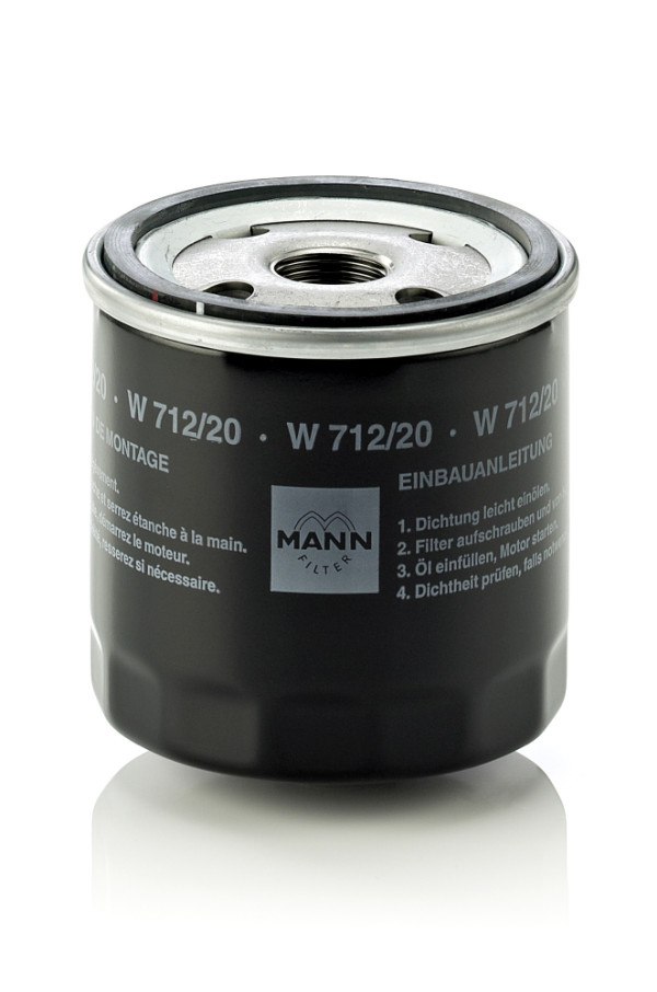 Olejový filtr - W 712/20 MANN-FILTER - 035115591, 0451103339, 410709