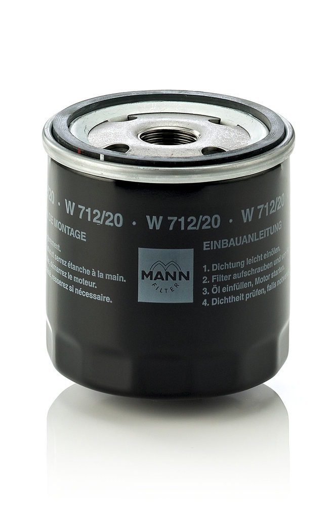 W 712/20, Olejový filtr, Filtr olej.MANN, MANN-FILTER, 035115591, 0451103339, 410709, 41097, 51288, 691, AW75, C157, DO247, FT5259, H90W18, L10168, LF3338, LI779/20, OC78, OL927, PH3816, R927, SO435, SP4552, X4033E, Z782, ZP557D, 418121