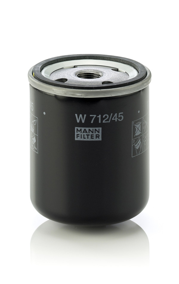 W 712/45, Hydraulic Filter, automatic transmission, MANN-FILTER, 332441, 387284, 1.14422, 1534787, 92052E, GC1, HF7554, OP668/1, SO8501H