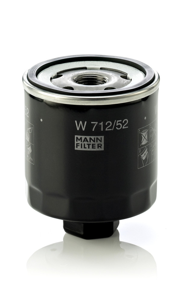 W 712/52, Olejový filtr, Filtr olej.MANN, MANN-FILTER, 030115561AA, 030115561AB, 030115561AD, 030115561AN, 030115561E, 030115561F, 030115561K, 030115561L, 030115561P, 0451103250, 1001150004, 10-0319, 152071758732, 15232/9, 1643612880, 188-OS, 2150, 22532, 23.282.00, 32922532, 4321, 586008, 61095, 656991, 7605232/9, 8671000103, ADV182102, BC-1275, C126, DO1807